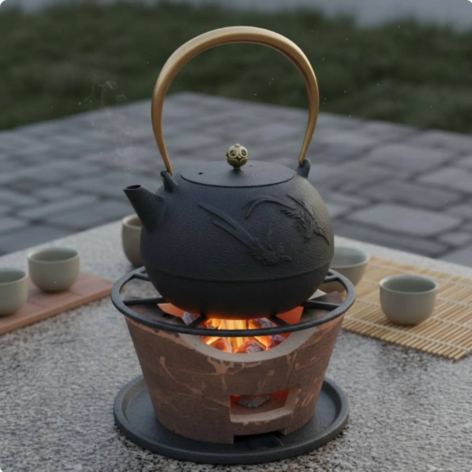 Cast Iron Teapot Uncoated Japanese Iron Teapot Stovetop Tea Kettle Even Heat Distribution Loose Infusion Tea Pot Multi-Cooktop
Cast Iron Teapot Uncoated Japanese Iron Teapot Stovetop Tea Kettle Even Heat Distribution Loose Infusion Tea Pot Multi-Cooktop