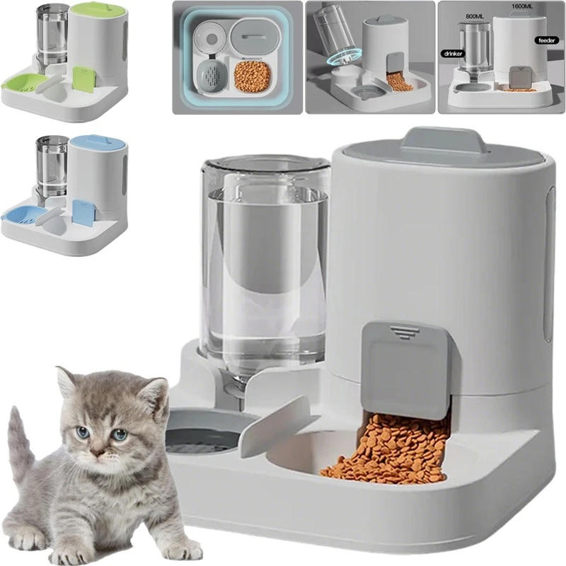 2026 2 in 1 Automatic Pet Feeder Dry Wet Separation Drinking Water Supplies Food Container Large Capacity Removable for cat dog
2026 2 in 1 Automatic Pet Feeder Dry Wet Separation Drinking Water Supplies Food Container Large Capacity Removable for cat dog