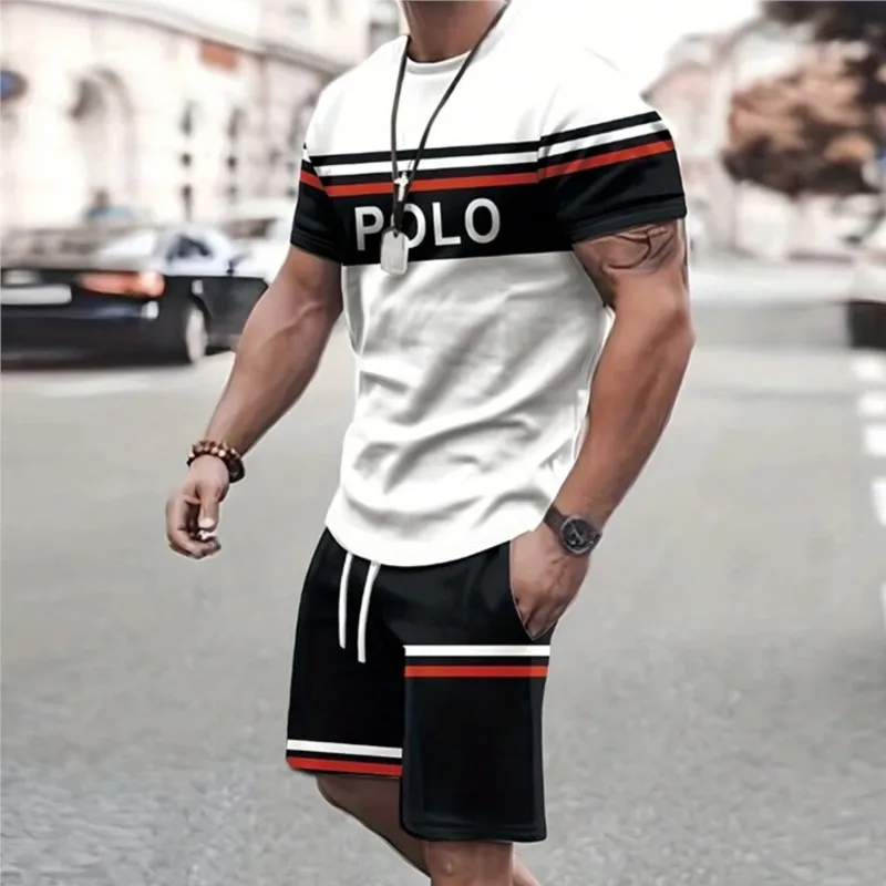 2025 Mens Summer Casual Suit Textured Printed Mixed Color Short Sleeve Outdoor Street Fashion Shorts 2 Piece Pocket Loose Set
2025 Mens Summer Casual Suit Textured Printed Mixed Color Short Sleeve Outdoor Street Fashion Shorts 2 Piece Pocket Loose Set