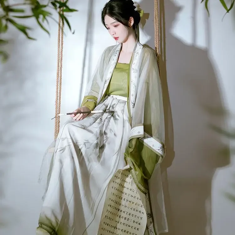 Женский винтажный кардиган Hanfu для взрослых, новый китайский кардиган в старинном китайском стиле, Повседневная традиционная одежда для поездок, традиционный костюм
Женский винтажный кардиган Hanfu для взрослых, новый китайский кардиган в старинном китайском стиле, Повседневная традиционная одежда для поездок, традиционный костюм