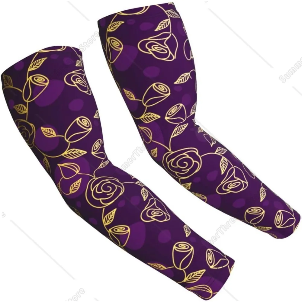 Unisex Gold Edged Roses Arm Sleeves Safety Protective UV Arm Sleeves Arm Compression Sleeve
Unisex Gold Edged Roses Arm Sleeves Safety Protective UV Arm Sleeves Arm Compression Sleeve