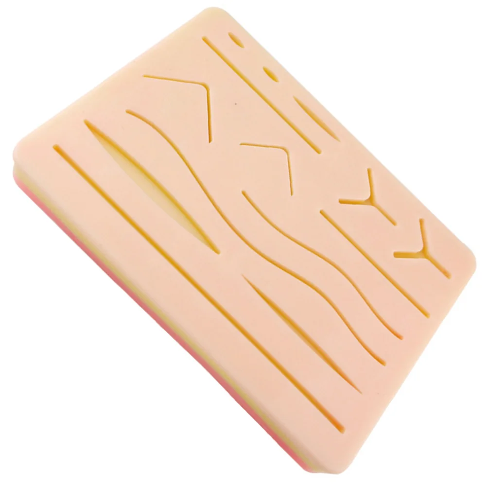 1pc Realistic Suture Training Supplies Silicone Suture Artificial Skin Module Suture Training Kit Silicone Suture Skin Material
1pc Realistic Suture Training Supplies Silicone Suture Artificial Skin Module Suture Training Kit Silicone Suture Skin Material