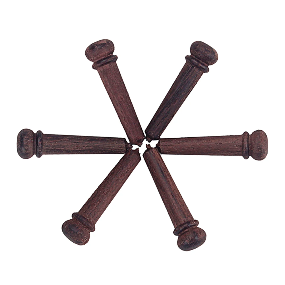 6pcs Guitar Bridge Pins High Quality Portable Easy to Use for Acoustic Guitar Replacement Parts Accessories 
6pcs Guitar Bridge Pins High Quality Portable Easy to Use for Acoustic Guitar Replacement Parts Accessories