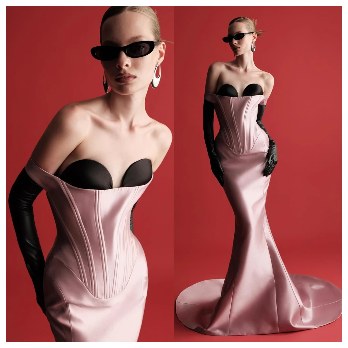 customizedCustomized Fashion Pink Satin Evening Dress Mermaid Strapless Sleeveless Homecoming Dress Zipper Back Vestido De Fest
customizedCustomized Fashion Pink Satin Evening Dress Mermaid Strapless Sleeveless Homecoming Dress Zipper Back Vestido De Fest