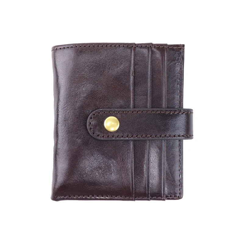 Snap Closure Genuine Leather Wallet - Men's Anti-Lost Multi Card Slot Wallets,Compact Bifold Purse for Cards, Cash & Daily Carry
Snap Closure Genuine Leather Wallet - Men's Anti-Lost Multi Card Slot Wallets,Compact Bifold Purse for Cards, Cash & Daily Carry