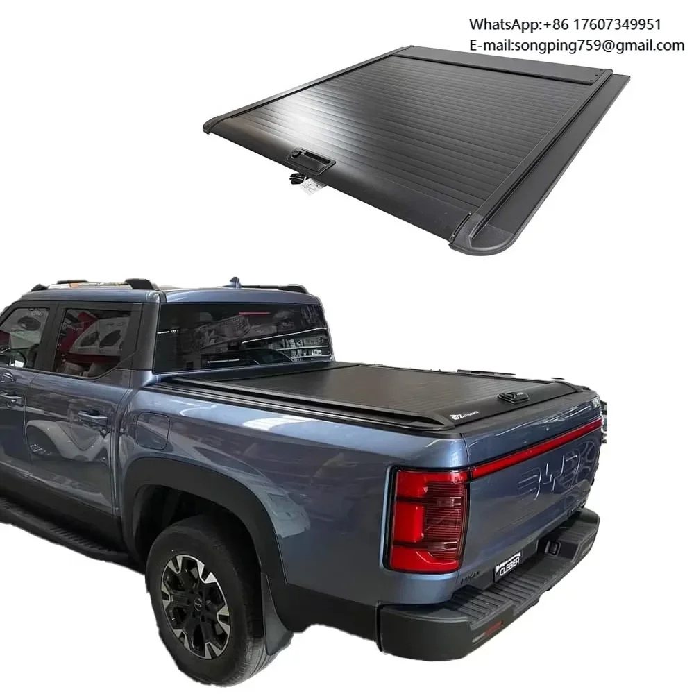 Manual Lockable Aluminum Retractable Roller Shutter Tonneau Cover for BYD Shark 6 Pickup Truck Bed 4x4 Waterproof Hard Cover
Manual Lockable Aluminum Retractable Roller Shutter Tonneau Cover for BYD Shark 6 Pickup Truck Bed 4x4 Waterproof Hard Cover