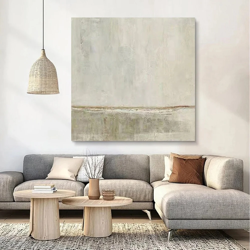 Hand Painted Minimalist Abstract Painting Modern Light Color Painting on Canvas Beige Wall Art for Living Room Decor Artwork
Hand Painted Minimalist Abstract Painting Modern Light Color Painting on Canvas Beige Wall Art for Living Room Decor Artwork