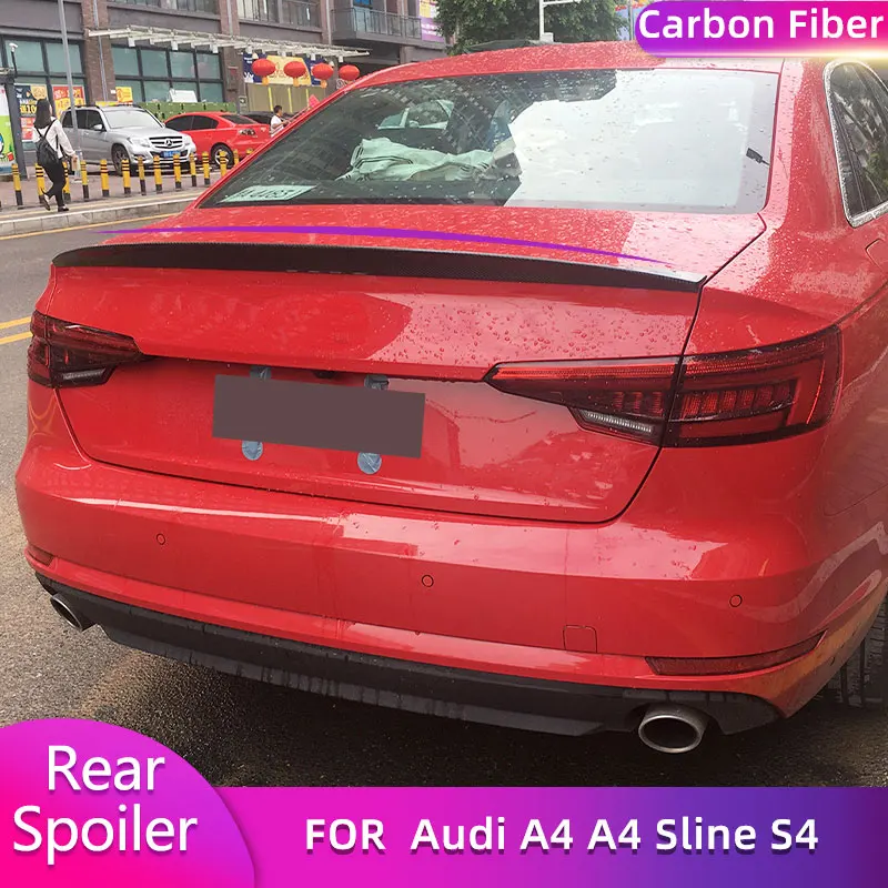 Carbon Fiber Car Rear Trunk Spoiler Wings for Audi A4 A4 Sline S4 Sedan 2017 2018 Racing Rear Spoiler Boot Lid Wing Lip Body Kit
Carbon Fiber Car Rear Trunk Spoiler Wings for Audi A4 A4 Sline S4 Sedan 2017 2018 Racing Rear Spoiler Boot Lid Wing Lip Body Kit