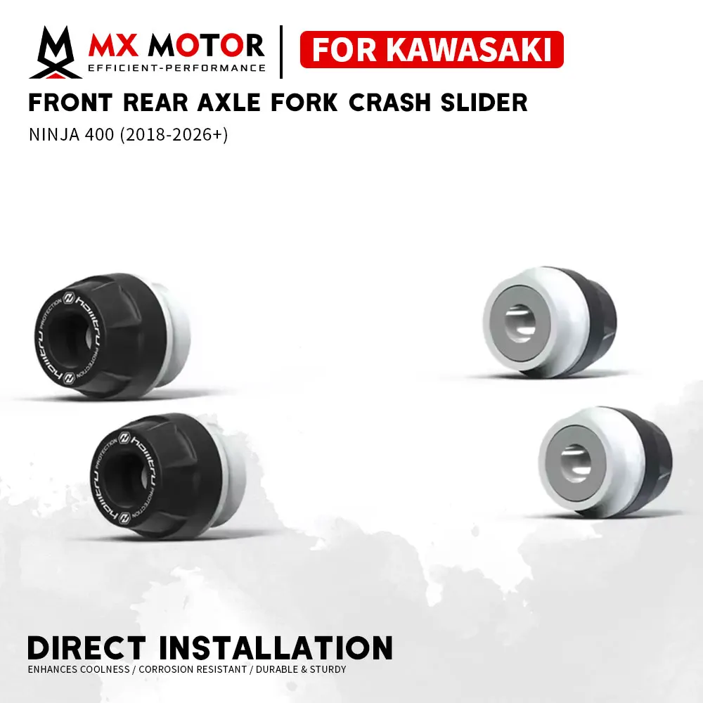 Ninja 400 Motorcycle Front Rear Axle Fork Crash Slider For Kawasaki Ninja400 2018-2026 Rocker Arm Anti-collision Slider
Ninja 400 Motorcycle Front Rear Axle Fork Crash Slider For Kawasaki Ninja400 2018-2026 Rocker Arm Anti-collision Slider