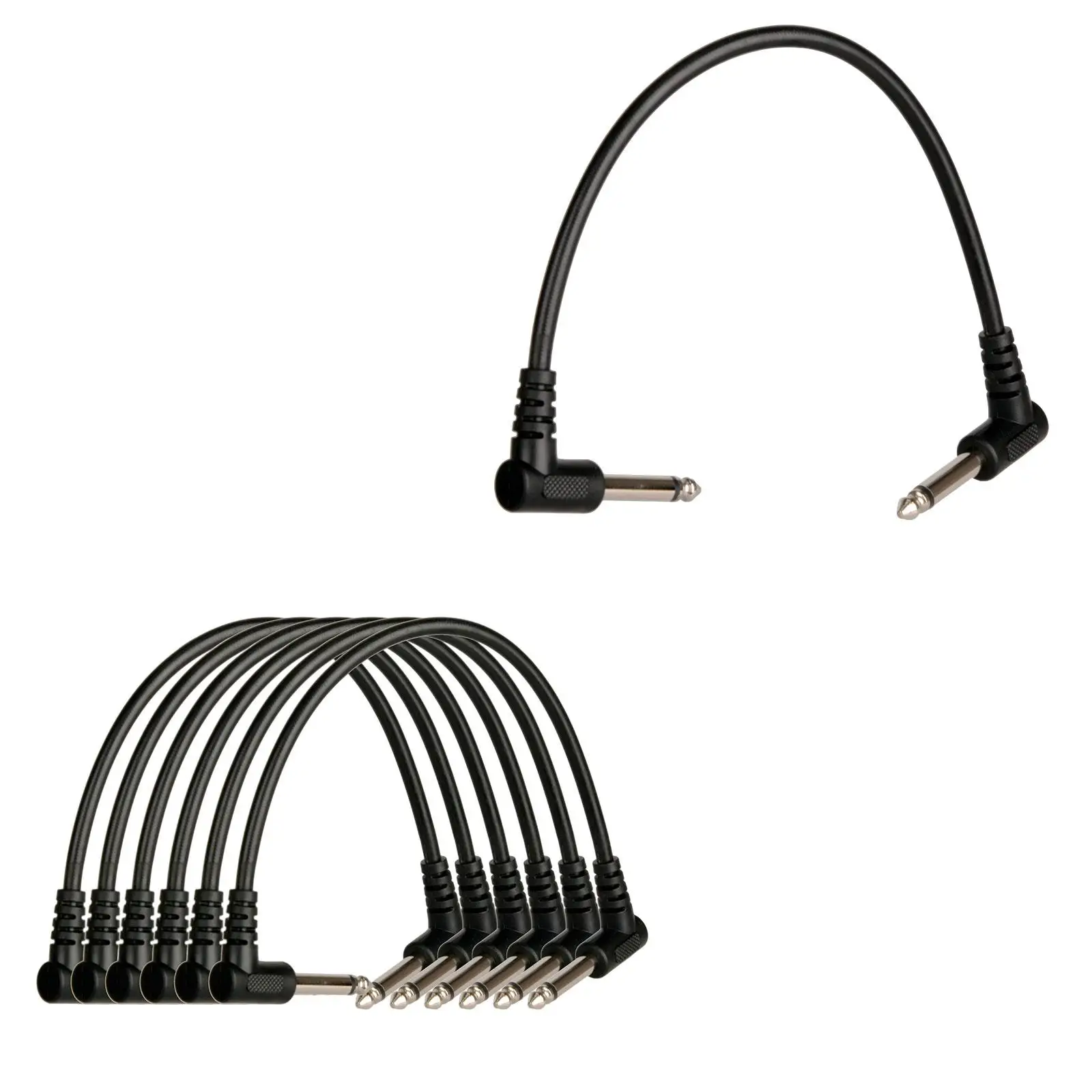 Right Angle Electric Guitar Patch Cable Durable Bass Effect Pedal Board Audio Cord for Professional Musicians
Right Angle Electric Guitar Patch Cable Durable Bass Effect Pedal Board Audio Cord for Professional Musicians