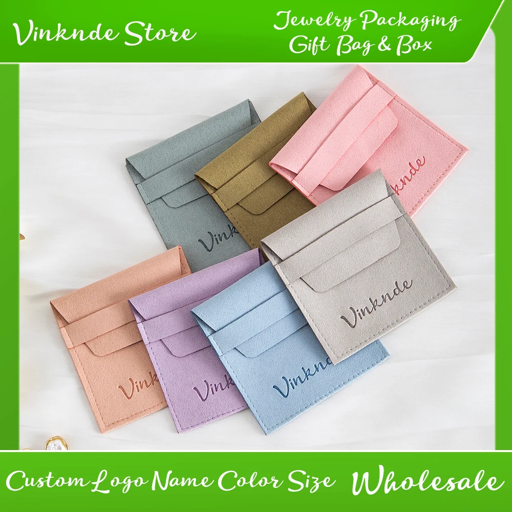 50Pcs Personalized Fashion Jewelery Gift Bag Microfiber Velvet Envelope Packaging Organizer Box Pouch for Ring Earrings Necklace
50Pcs Personalized Fashion Jewelery Gift Bag Microfiber Velvet Envelope Packaging Organizer Box Pouch for Ring Earrings Necklace