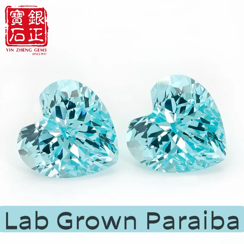 YinZheng Czochralski в форме сердца, выращенная в лаборатории параиба, свободный драгоценный камень, блестящее качество, кольцо «сделай сам», ожерелье, серьги с сертификатом AGL
YinZheng Czochralski в форме сердца, выращенная в лаборатории параиба, свободный драгоценный камень, блестящее качество, кольцо «сделай сам», ожерелье, серьги с сертификатом AGL