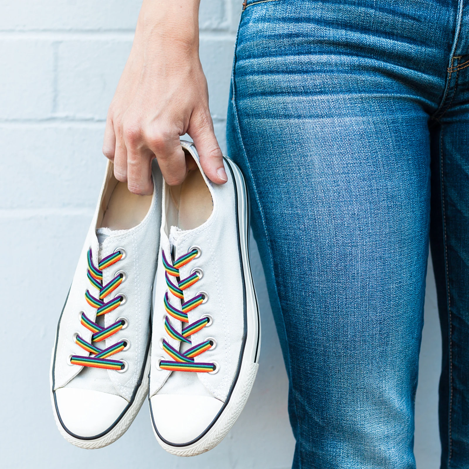 Rainbow Gradient Shoelaces 160cm Colorful Laces for Sneakers Shoes Sports Canvas Fashion Accessory Durable Woven Lasting Knot 
Rainbow Gradient Shoelaces 160cm Colorful Laces for Sneakers Shoes Sports Canvas Fashion Accessory Durable Woven Lasting Knot