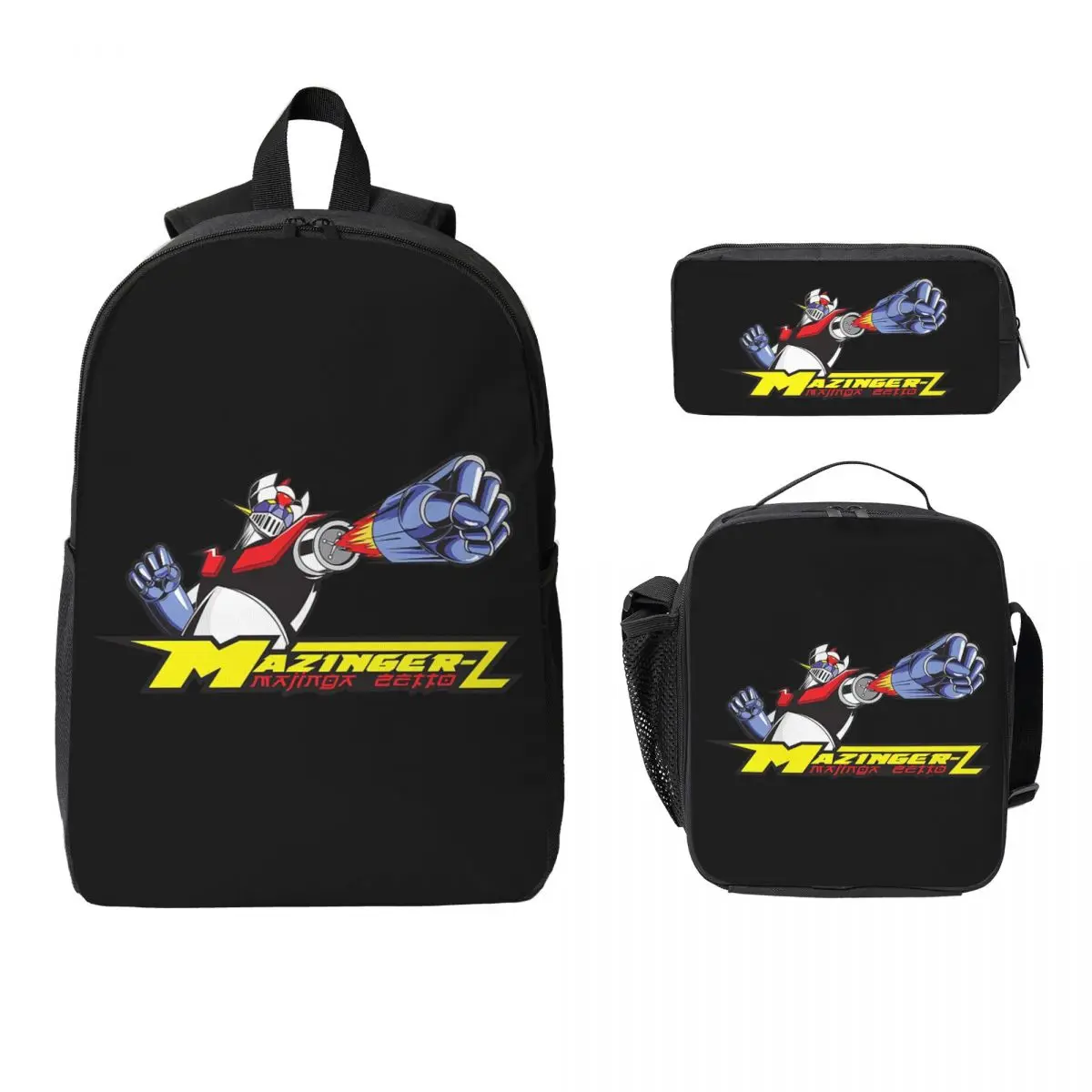 Mazinger Z Goldorak Actarus Grendizer Mask Backpack BookBag School Bag Computer Shoulder Bags 3ps Lunch Bag Pencil Case
Mazinger Z Goldorak Actarus Grendizer Mask Backpack BookBag School Bag Computer Shoulder Bags 3ps Lunch Bag Pencil Case