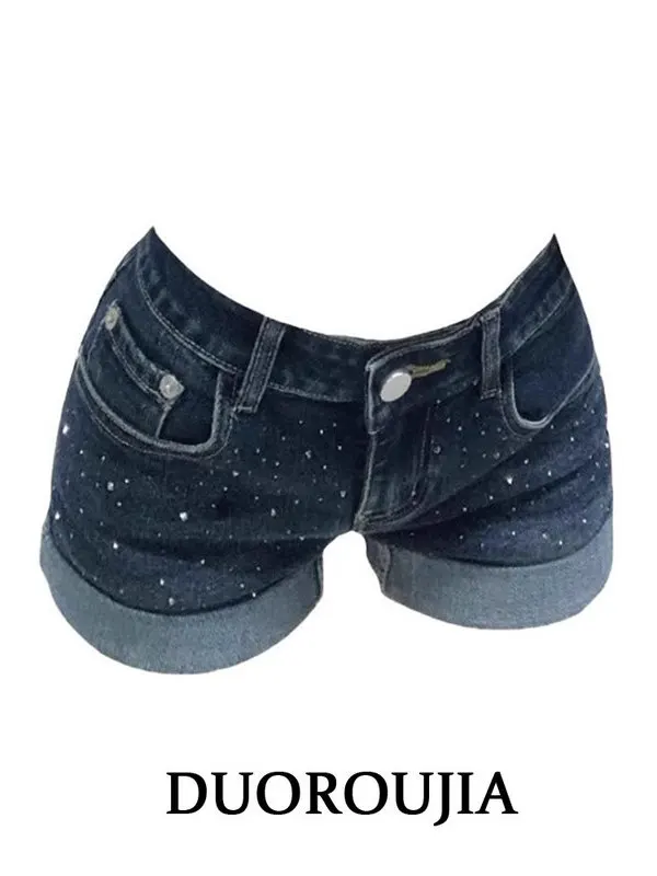 Low-Waist Sexy Short Jeans High-Rise Padded Butt for plus Size Women Summer Casual Style Commute Vintage Rivet Embellished
Low-Waist Sexy Short Jeans High-Rise Padded Butt for plus Size Women Summer Casual Style Commute Vintage Rivet Embellished