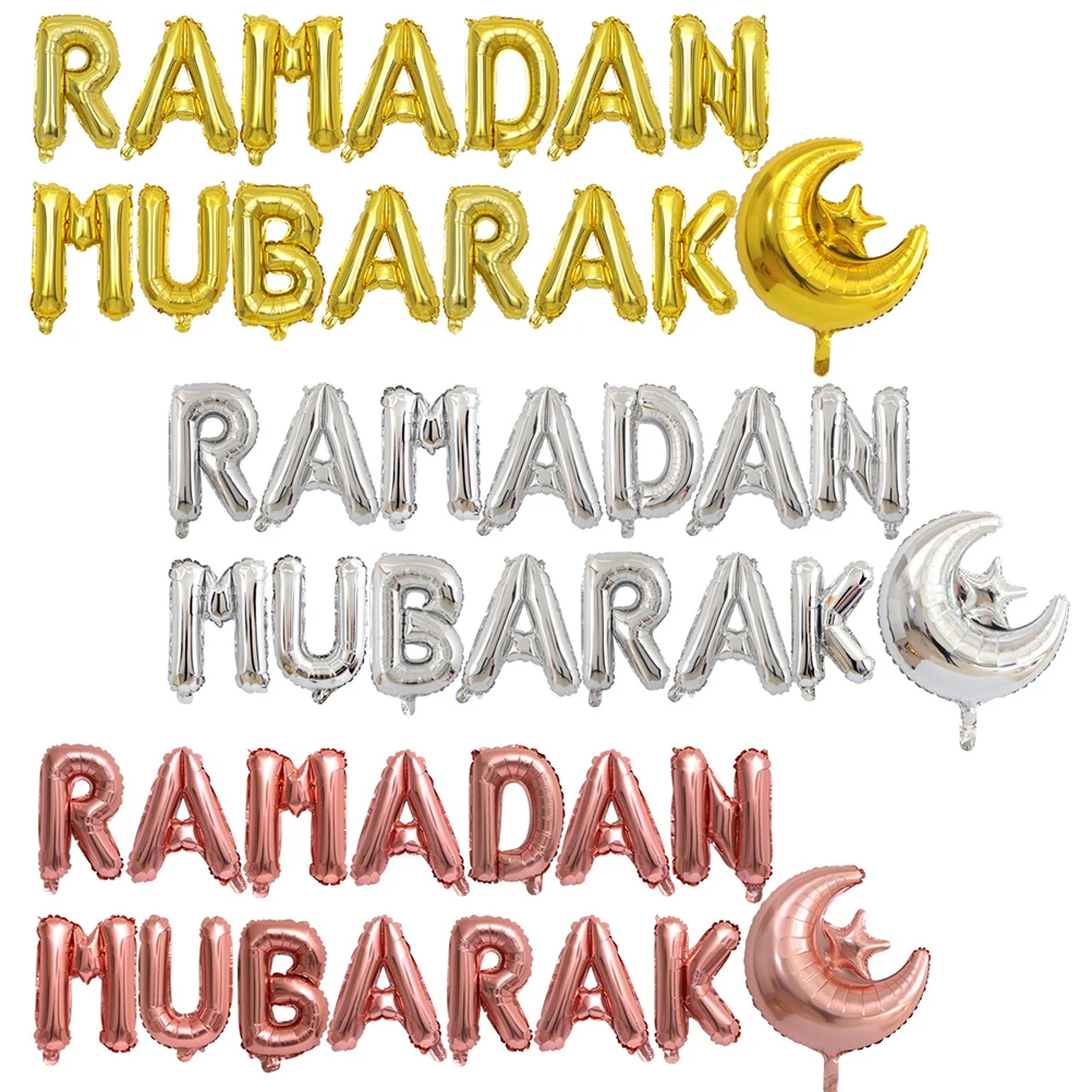 Aluminum Foil Balloons Set Muslim Eid Decorations Festival Party Letter Balloons Safe Premium Material Photo Props
Aluminum Foil Balloons Set Muslim Eid Decorations Festival Party Letter Balloons Safe Premium Material Photo Props