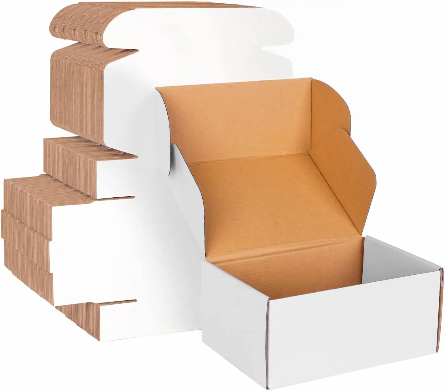 9x6x4 White Corrugated Boxes 30 Pack for Mailing Fragile Items, Small Business Shipping
9x6x4 White Corrugated Boxes 30 Pack for Mailing Fragile Items, Small Business Shipping