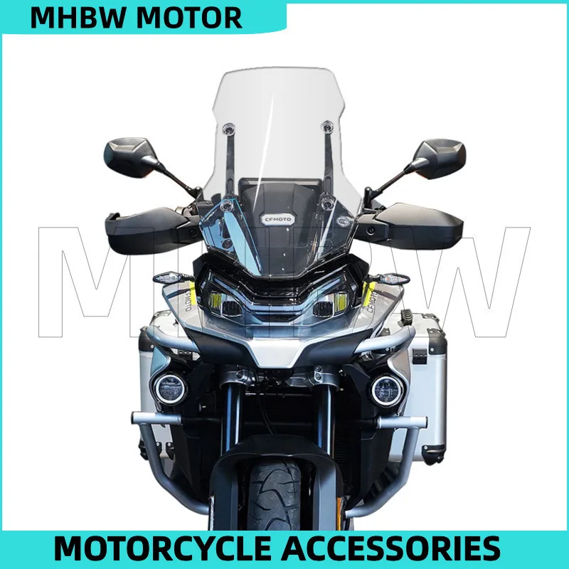 Modified Windshield Widen Heighten with Stainless Steel Bracket for Cfmoto 800mt
Modified Windshield Widen Heighten with Stainless Steel Bracket for Cfmoto 800mt