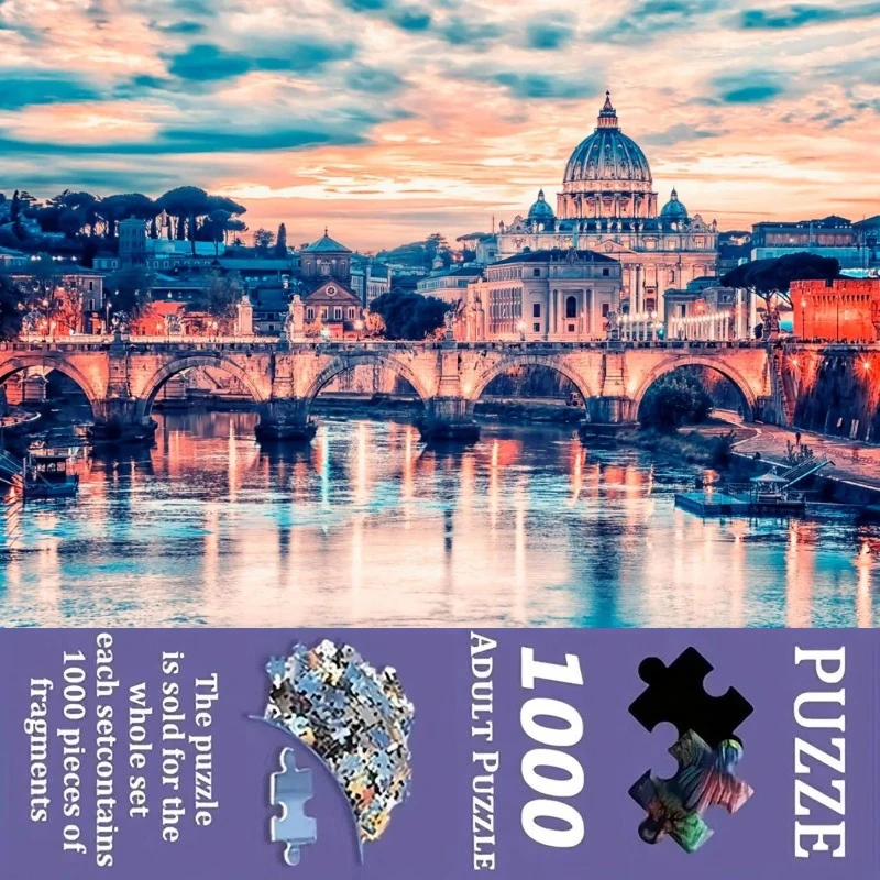 500/1000pcs Adult Jigsaw Puzzles Landscape Florence Travel Suitable for Adults & Families - Challenging Large Pieces, Portable
500/1000pcs Adult Jigsaw Puzzles Landscape Florence Travel Suitable for Adults & Families - Challenging Large Pieces, Portable