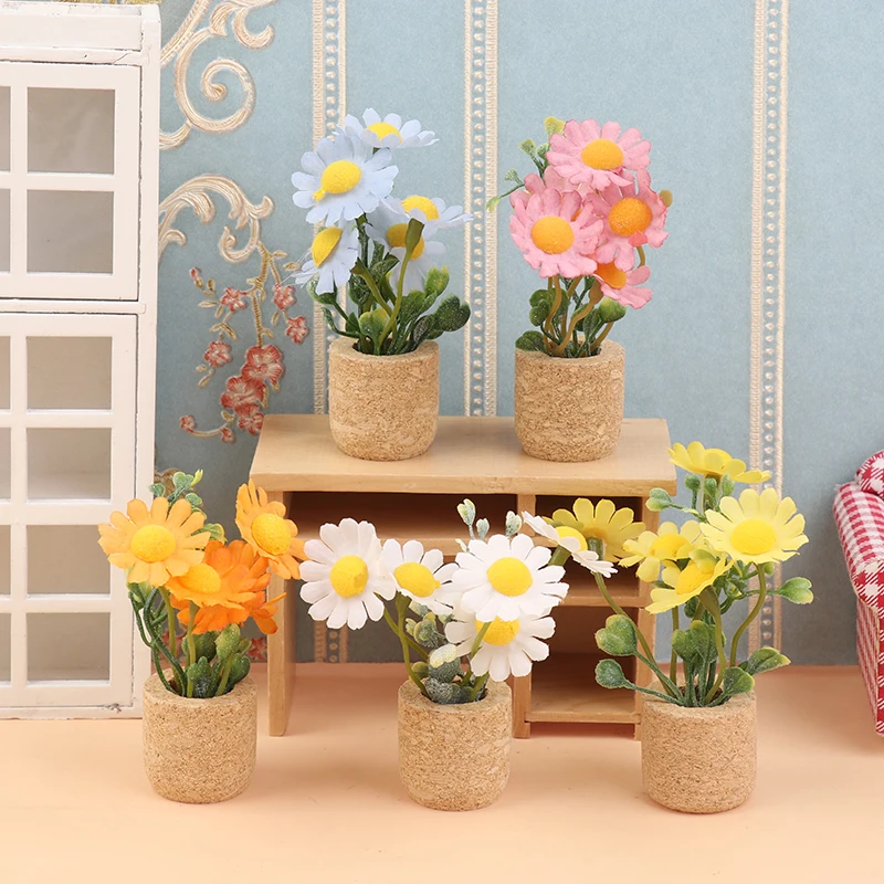 1/12 Dollhouse Simulation Daisy Plants Potted Model Doll Home Miniatur Flower Decor Toy Micro Landscape Garden Plants Ornament
1/12 Dollhouse Simulation Daisy Plants Potted Model Doll Home Miniatur Flower Decor Toy Micro Landscape Garden Plants Ornament