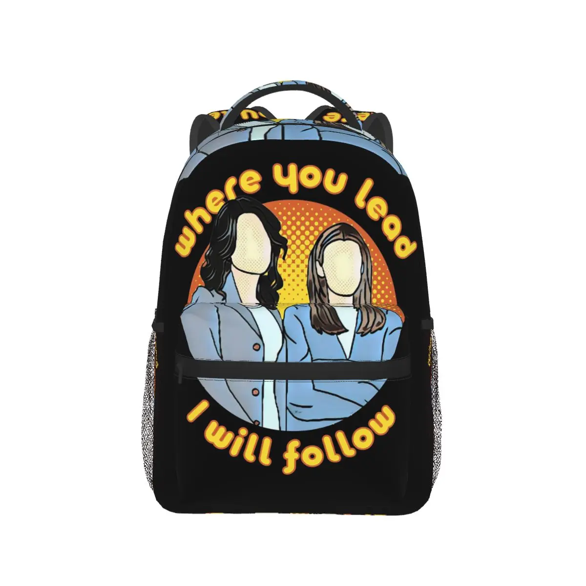 Gilmore Girls When You Lead I Will Follow Backpack Hot Sale Daypack Large Capacity BookBag School Bag Shoulder Bag for Men Women
Gilmore Girls When You Lead I Will Follow Backpack Hot Sale Daypack Large Capacity BookBag School Bag Shoulder Bag for Men Women