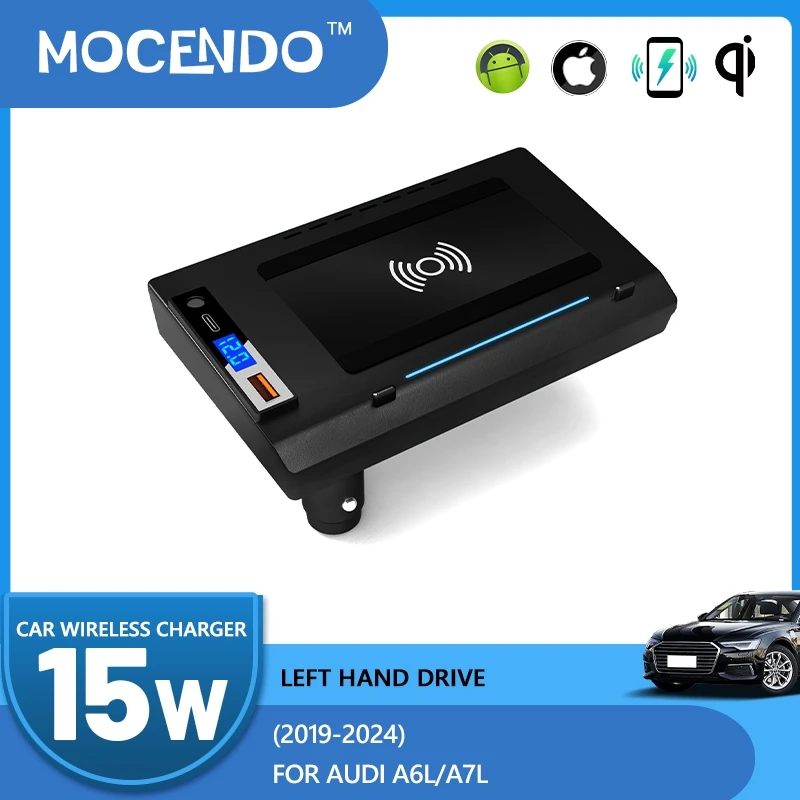 For Audi A6L/A7L 2019-2024 15W car QI wireless charging fast charger charging case phone holder accessories
For Audi A6L/A7L 2019-2024 15W car QI wireless charging fast charger charging case phone holder accessories