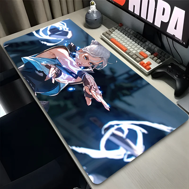 Mouse Pad PC Non Slip Rubber HD Mousepad Laptop Gamer Cabinet Keyboard Pad Office Computer Gaming V-valorant Jett Desk Mouse Mat
Mouse Pad PC Non Slip Rubber HD Mousepad Laptop Gamer Cabinet Keyboard Pad Office Computer Gaming V-valorant Jett Desk Mouse Mat