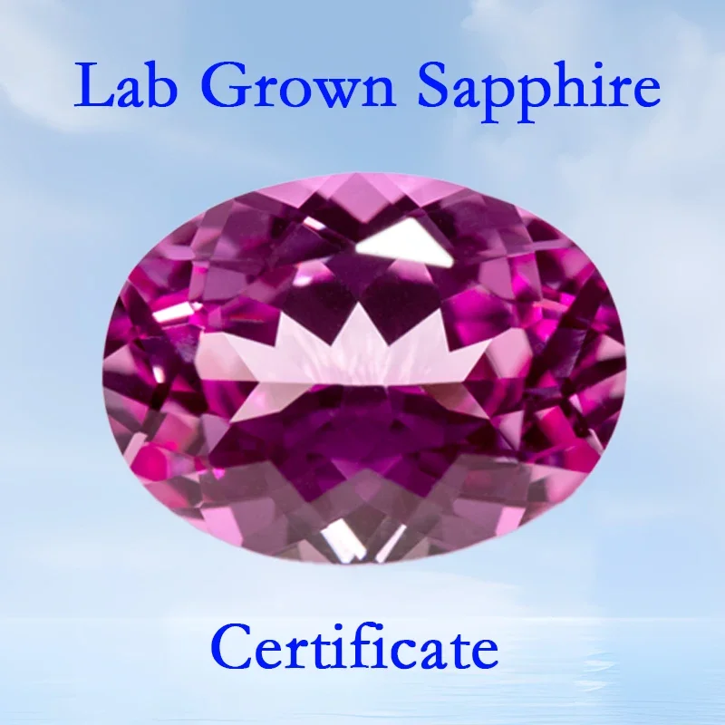 Lab Grown Sapphire Gemstone Hot Pink Color VVS1 Oval Shape Charms Beads for DIY Jewelry Making Pendant Selectable Certificate
Lab Grown Sapphire Gemstone Hot Pink Color VVS1 Oval Shape Charms Beads for DIY Jewelry Making Pendant Selectable Certificate