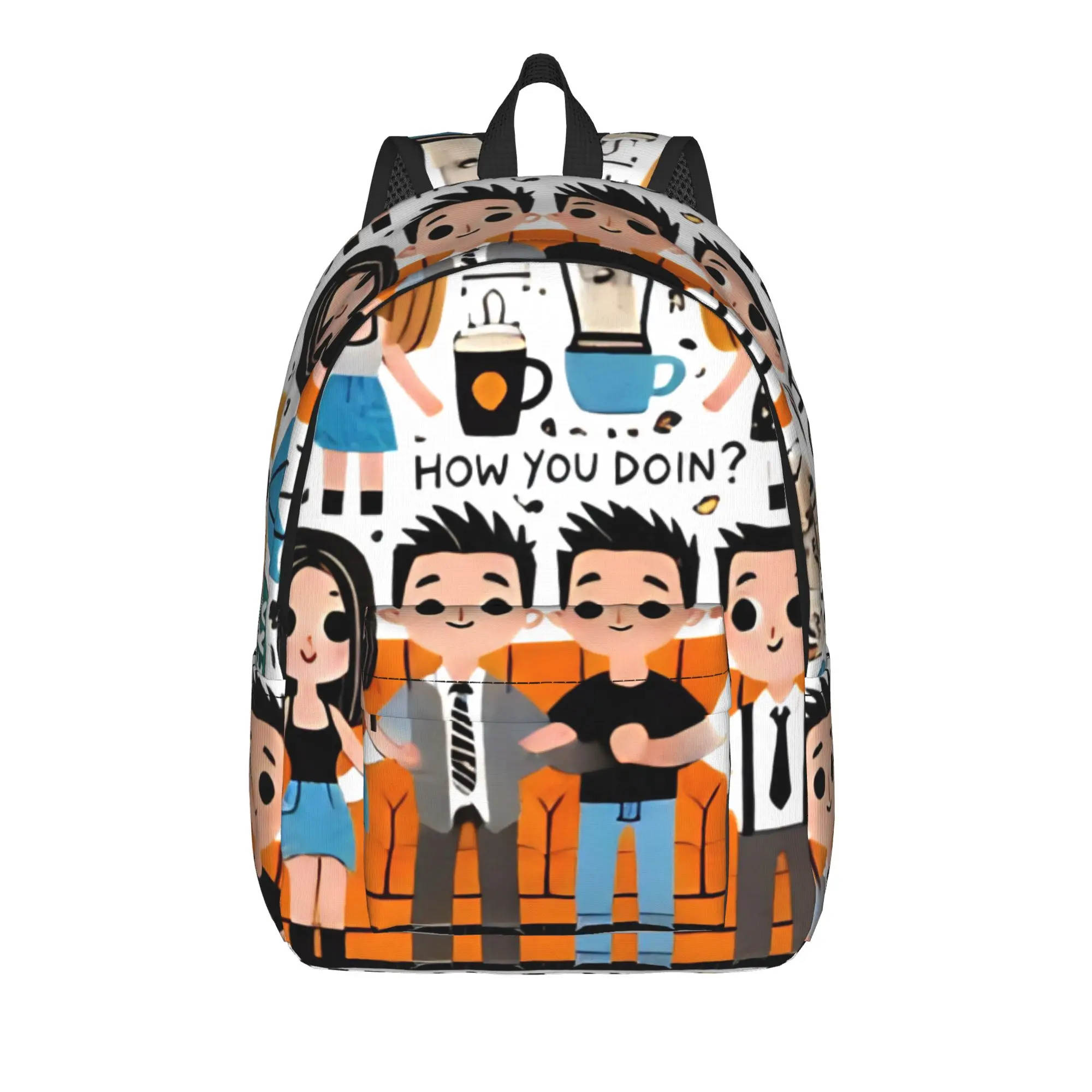 Friends TV Show Iconic Moments Doodle Art Backpack Daily Backpacks Unisex Colorful Breathable School Bags Casual Rucksack
Friends TV Show Iconic Moments Doodle Art Backpack Daily Backpacks Unisex Colorful Breathable School Bags Casual Rucksack