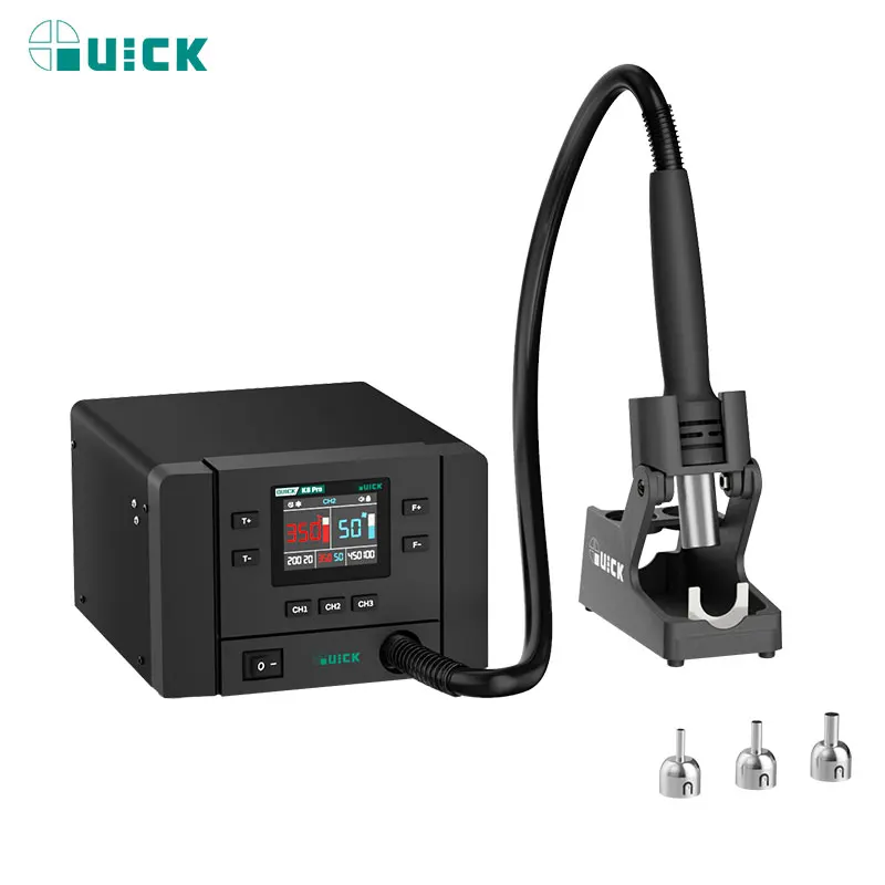 QUICK K8 Pro Intelligent Hot Air Rework Station Precise And Lightweight Intelligent Rework Soldering And Repair