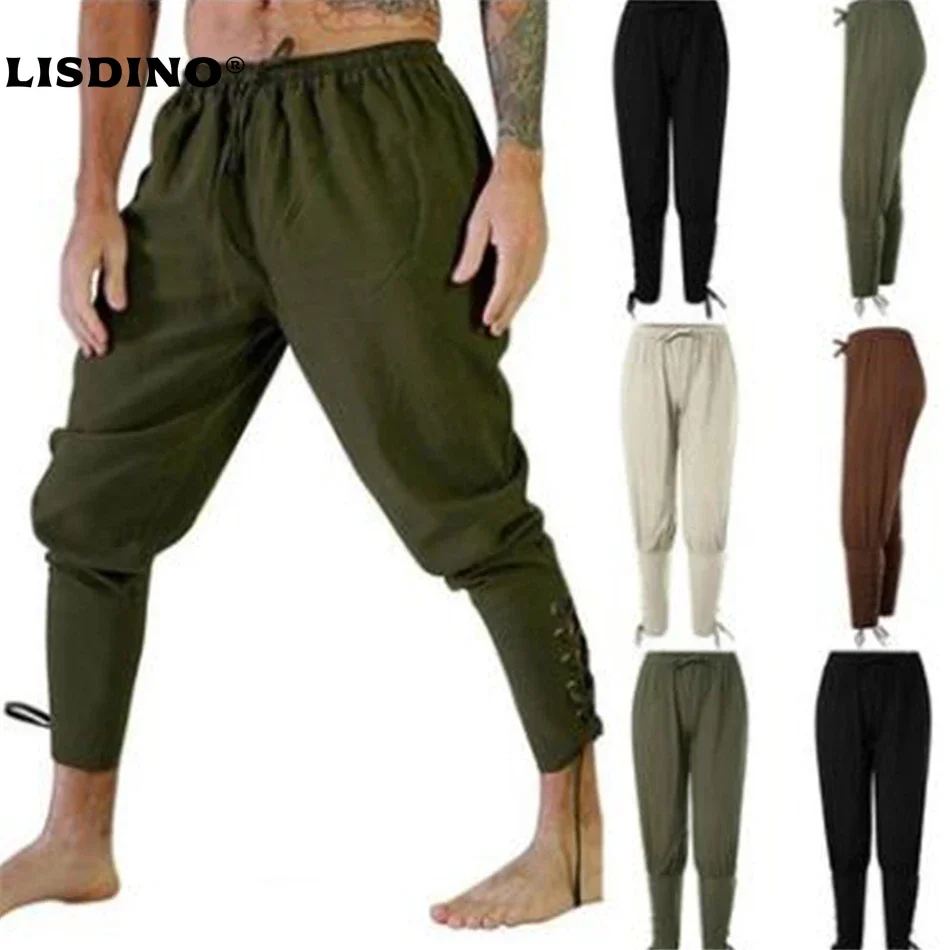 1Pirate Pants for Men Medieval Viking Cosplay Renaissance Gothic Lounge Horseman Navigator Leg Bandage Halloween Pirate Costume
1Pirate Pants for Men Medieval Viking Cosplay Renaissance Gothic Lounge Horseman Navigator Leg Bandage Halloween Pirate Costume