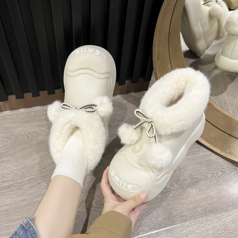 Women Slippers Home Warm Plush Shoes Waterproof Eva Upper Platform Full Wrap Cotton Shoes Couple Warm Indoor Snow Boots Shoes
Women Slippers Home Warm Plush Shoes Waterproof Eva Upper Platform Full Wrap Cotton Shoes Couple Warm Indoor Snow Boots Shoes