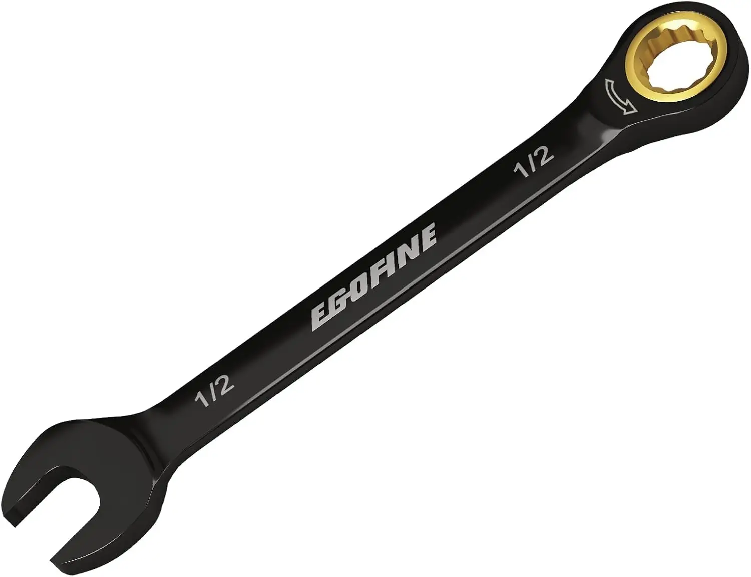 1/2" Ratcheting Wrench, 72-Teeth, 12-Point Box End, CR-V Steel, 5° Swing Arc
1/2" Ratcheting Wrench, 72-Teeth, 12-Point Box End, CR-V Steel, 5° Swing Arc