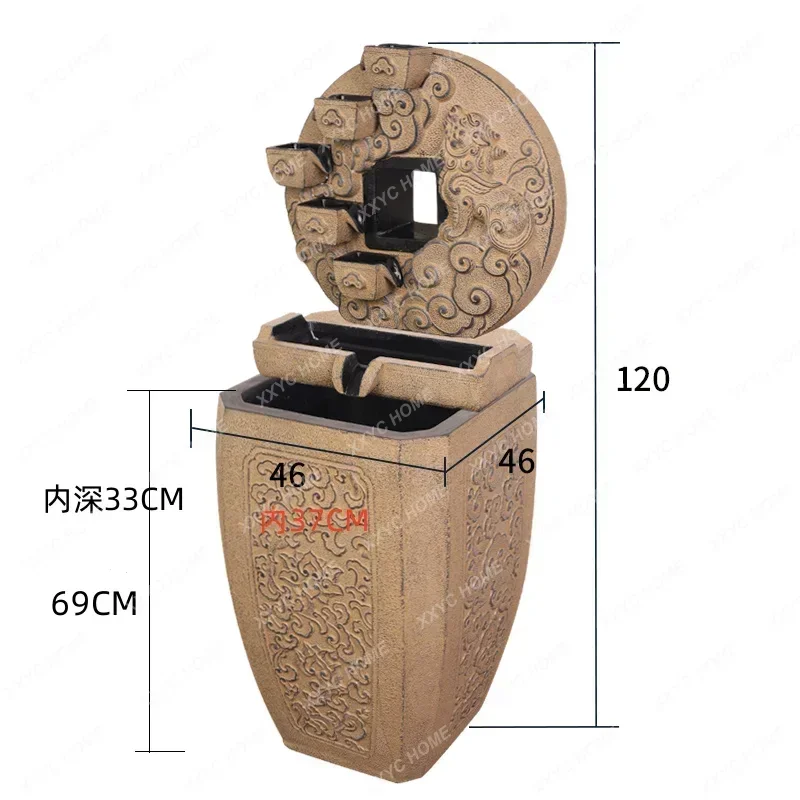 X36 Garden Top Floor Water Feature Outdoor Landscaping Flowing Water Ornament Circulating Water Fish Tank Fountain
X36 Garden Top Floor Water Feature Outdoor Landscaping Flowing Water Ornament Circulating Water Fish Tank Fountain