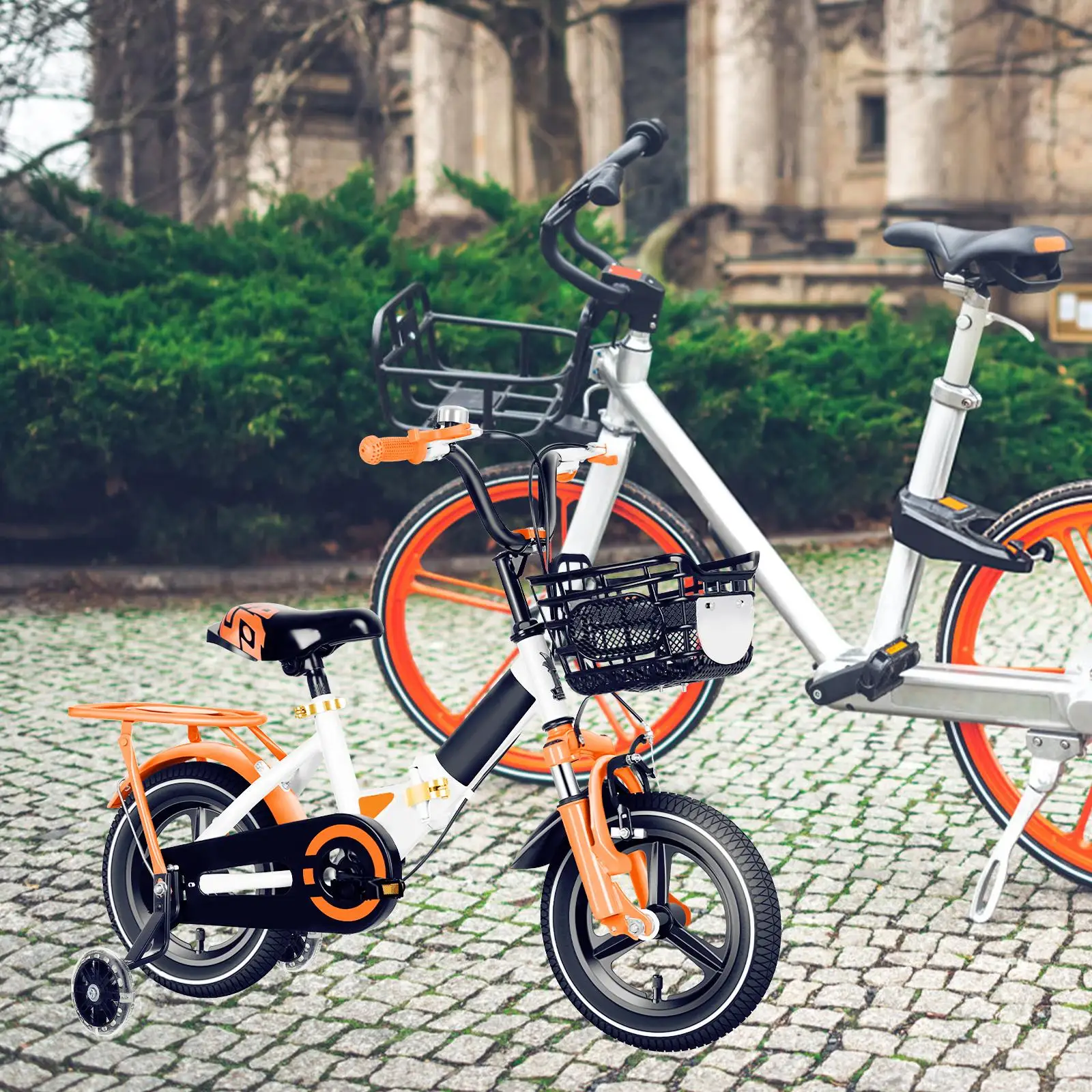 Auxiliary Wheels Kids Bike Training Stabilizers Protective Balance Support Noise Free Slip Proof Adjustable Children Bicycles
Auxiliary Wheels Kids Bike Training Stabilizers Protective Balance Support Noise Free Slip Proof Adjustable Children Bicycles