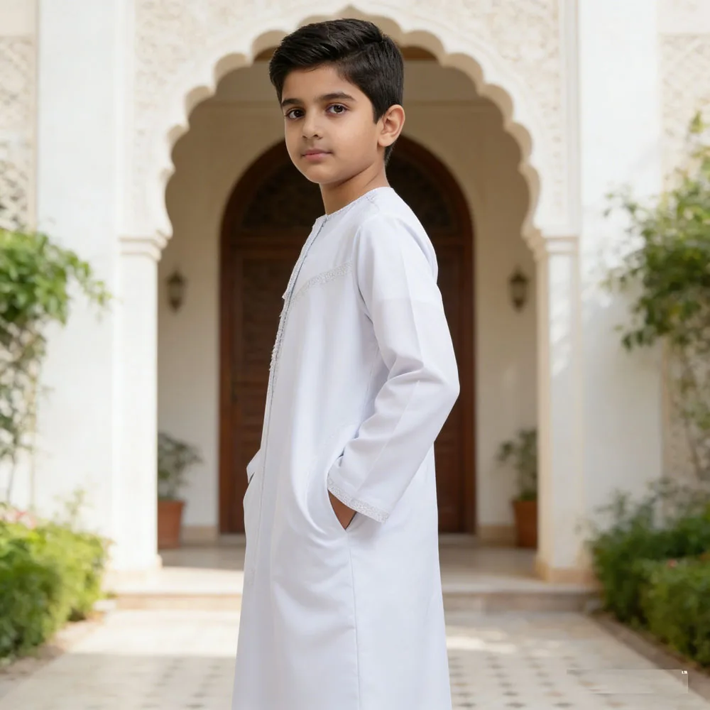 Рамадан Ид мусульманские мальчики традиционные детские белые тобе арабский халат детский этнический Джубба Тобе скромная свободная исламская молитвенная одежда
Рамадан Ид мусульманские мальчики традиционные детские белые тобе арабский халат детский этнический Джубба Тобе скромная свободная исламская молитвенная одежда