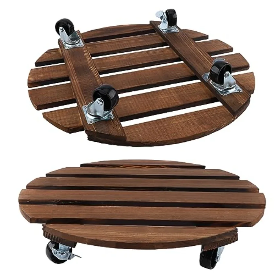 2pcs Wooden Rolling Plant Stand with Wheels, 16 Inch Round Plant Dolly Rollers Rack 200 Lbs Heavy Duty Plant Base Holder Caddy
2pcs Wooden Rolling Plant Stand with Wheels, 16 Inch Round Plant Dolly Rollers Rack 200 Lbs Heavy Duty Plant Base Holder Caddy