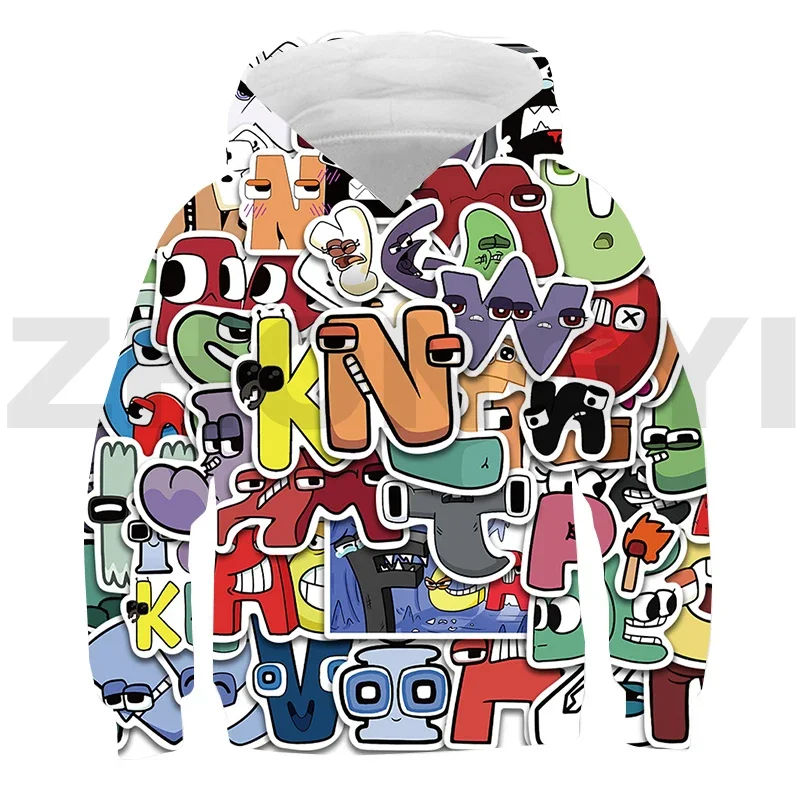 Children Alphabet Lore 3D Print Hoodie Cartoon Letter Pullovers Boy Tracksuit Harajuku Sweatshirt Girl Anime Clothes Long Sleeve
Children Alphabet Lore 3D Print Hoodie Cartoon Letter Pullovers Boy Tracksuit Harajuku Sweatshirt Girl Anime Clothes Long Sleeve