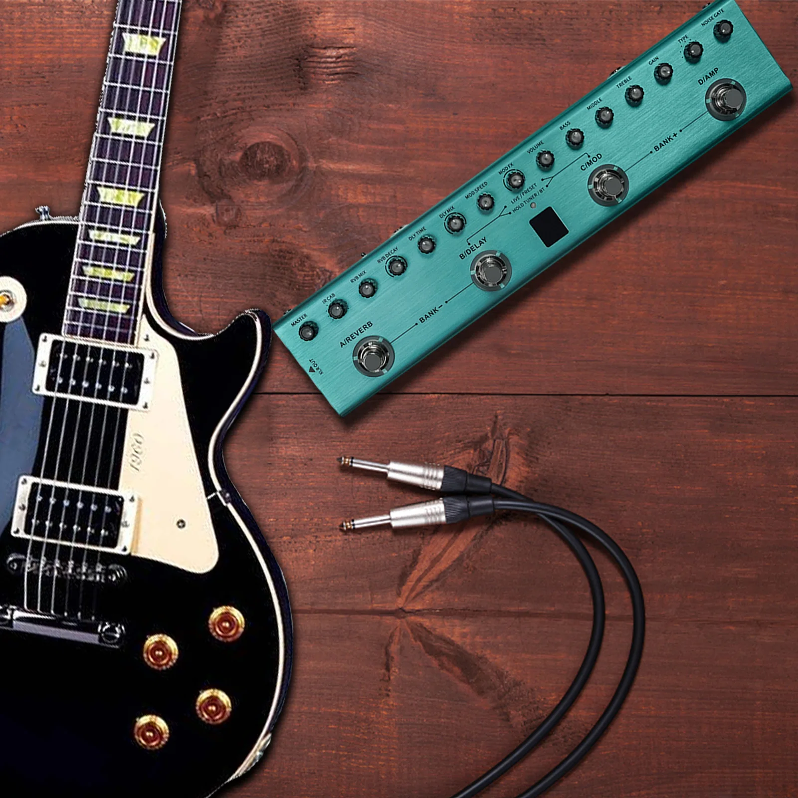 Guitar Multi Effects Pedal 3 Band Equalizers XLR Balanced Output 3 Delays 3 Reverbs Guitar Effects Pedal BT Connection
Guitar Multi Effects Pedal 3 Band Equalizers XLR Balanced Output 3 Delays 3 Reverbs Guitar Effects Pedal BT Connection