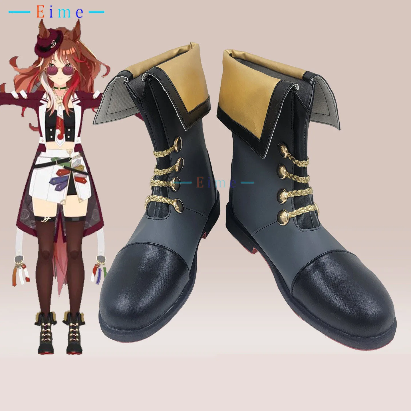 Forever Young Cosplay Shoes Game Umamusume Cosplay Props Big Size PU Leather Shoes Halloween Carnival Boots Custom Made
Forever Young Cosplay Shoes Game Umamusume Cosplay Props Big Size PU Leather Shoes Halloween Carnival Boots Custom Made