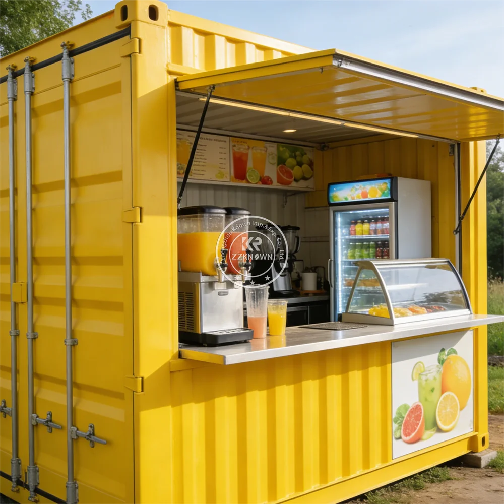 Modern Outdoor Container Bar Juice Smoothie Fast Food Container Kiosk Beverage Kiosk Container Restaurant For Sale
Modern Outdoor Container Bar Juice Smoothie Fast Food Container Kiosk Beverage Kiosk Container Restaurant For Sale