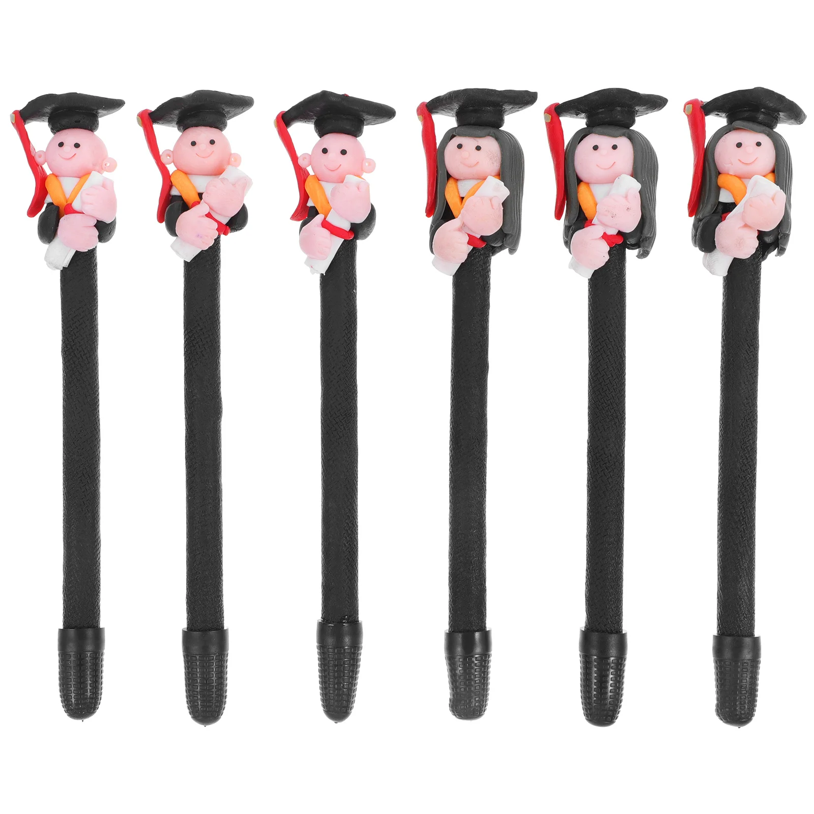 6pcs Polymer Doctoral Students Writing Doctoral Students Characters Pens Writing Pen For Stationery Gift Ballpoint Pens
6pcs Polymer Doctoral Students Writing Doctoral Students Characters Pens Writing Pen For Stationery Gift Ballpoint Pens