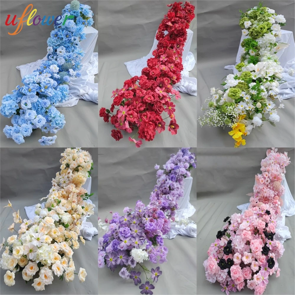 Uflower Blue White Red Rose Table Runner Sofa Floral Arrangement Wedding Backdrop Decor Arch Hang Flower Row Party Event Props
Uflower Blue White Red Rose Table Runner Sofa Floral Arrangement Wedding Backdrop Decor Arch Hang Flower Row Party Event Props