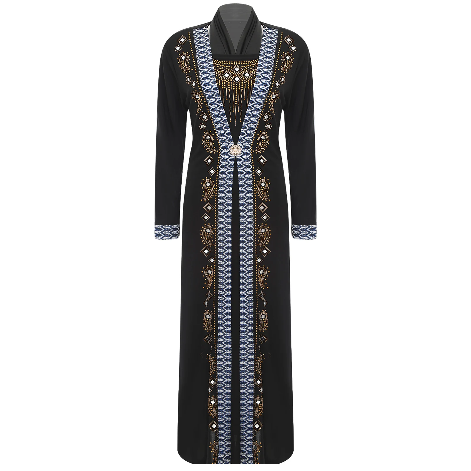 Women Medieval Muslim Maxi Dubai Clergy Priest Cosplay Robe Abaya Dress with Scarf Arabian Halloween Evening Party Gown Costumes
Women Medieval Muslim Maxi Dubai Clergy Priest Cosplay Robe Abaya Dress with Scarf Arabian Halloween Evening Party Gown Costumes