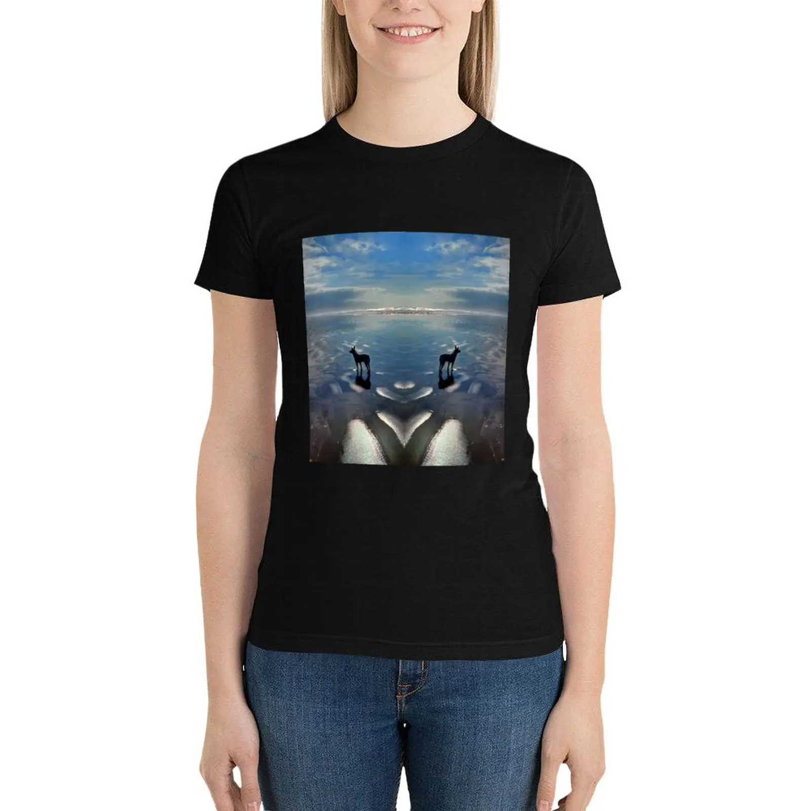 Cosmo viewing the Beach at a receding tide T-Shirt Female clothing lady clothes vintage clothes graphic t-shirts for Women
Cosmo viewing the Beach at a receding tide T-Shirt Female clothing lady clothes vintage clothes graphic t-shirts for Women