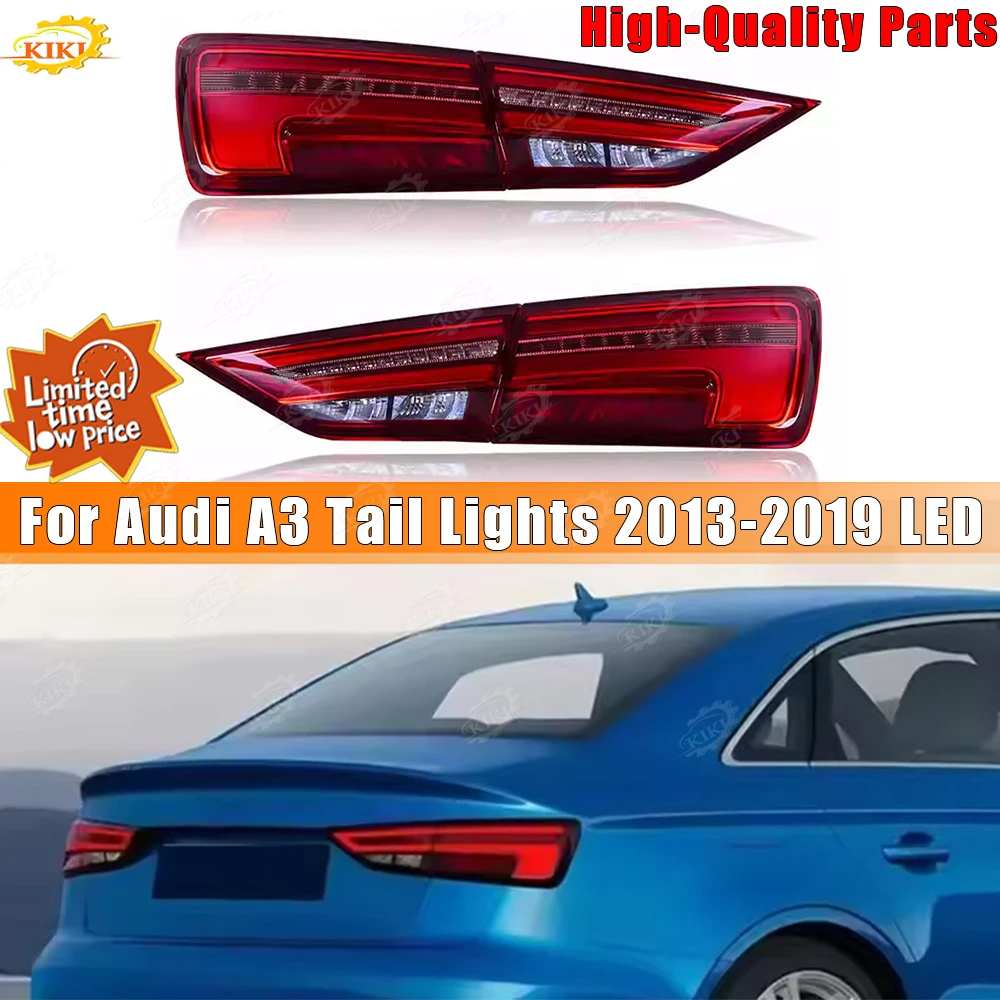 For Audi A3 Tail Lights 2013-2019 LED LED Rear Lamp DRL Dynamic Turn Signal Reverse Car Tail Light Assembly Car Accessories
For Audi A3 Tail Lights 2013-2019 LED LED Rear Lamp DRL Dynamic Turn Signal Reverse Car Tail Light Assembly Car Accessories