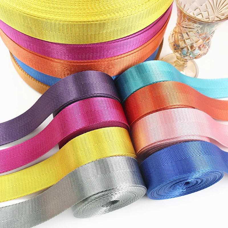 40Meters(1Roll) 20/25/32/38/50mm Ribbon Strap 1mm Thick Nylon Tape Webbing Backpack Seat Belt Sling Sewing Lace Binding Fabric
40Meters(1Roll) 20/25/32/38/50mm Ribbon Strap 1mm Thick Nylon Tape Webbing Backpack Seat Belt Sling Sewing Lace Binding Fabric