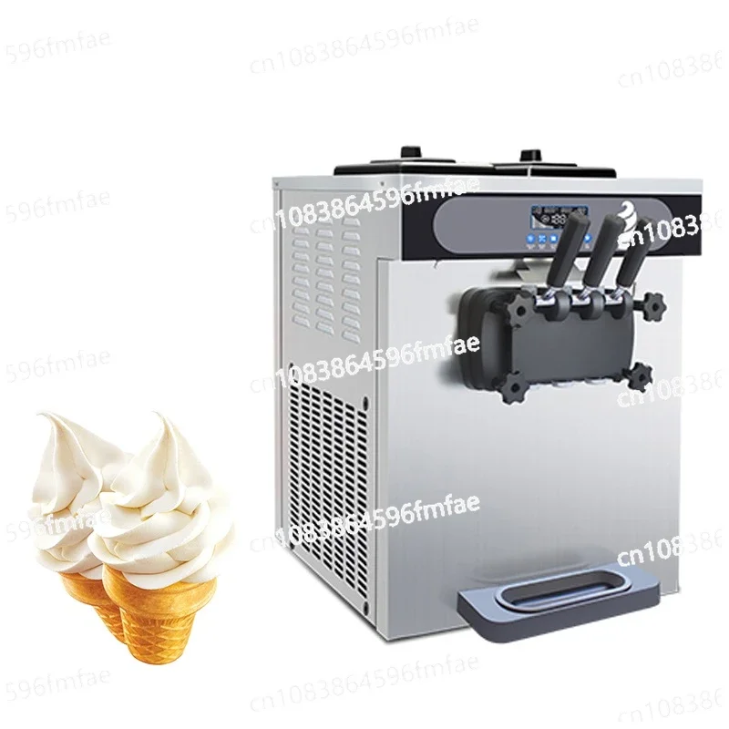 MK-32FTB Desktop 3 Flavors Soft Ice Cream Machine Ice Cream Maker with Big Hopper Precool Overnight Function and Airpump
MK-32FTB Desktop 3 Flavors Soft Ice Cream Machine Ice Cream Maker with Big Hopper Precool Overnight Function and Airpump