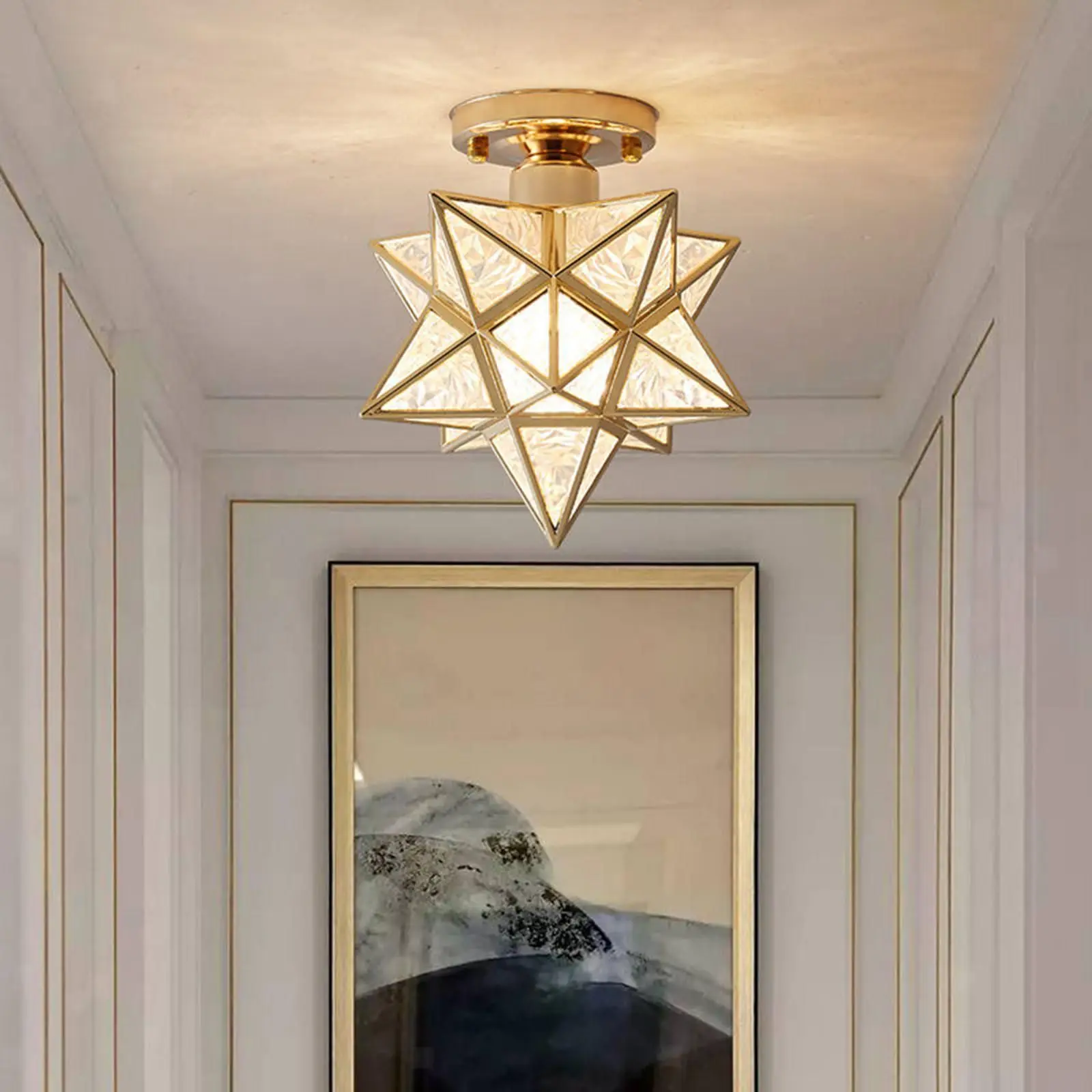 Indoor Lighting Dining Room Hallway PVC Star Shape Nordic Style Ceiling Light
Indoor Lighting Dining Room Hallway PVC Star Shape Nordic Style Ceiling Light