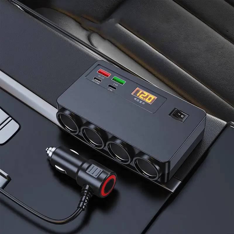 USB Car Charger Fast Charging Voltage Display Car Power Plug Multi Car Charger Portable Auto Charging Station Vehicle USB
USB Car Charger Fast Charging Voltage Display Car Power Plug Multi Car Charger Portable Auto Charging Station Vehicle USB